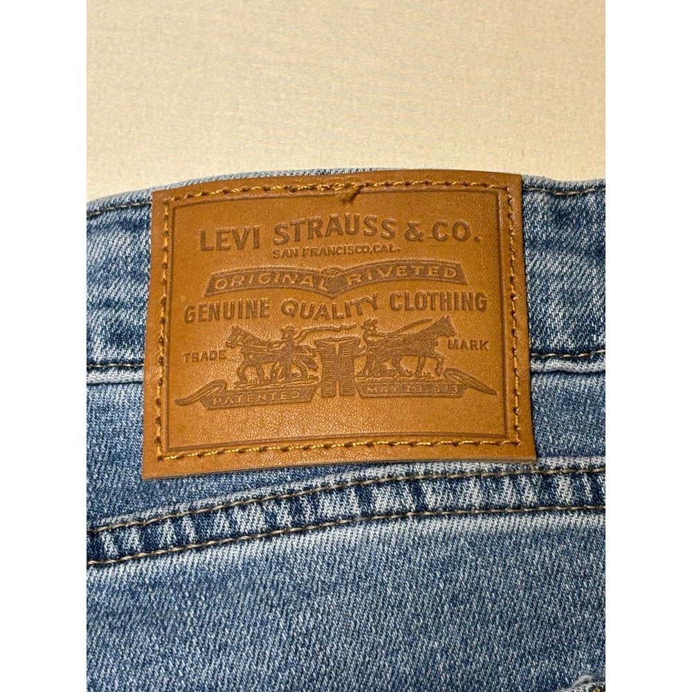 Levis Premium 725 High Rise Bootcut Jeans Blue Denim 27x32 18759-0116 - Picture 12 of 16